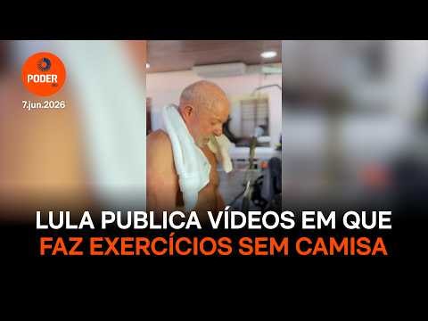 Lula posta vídeo em que faz exercícios sem camisa
