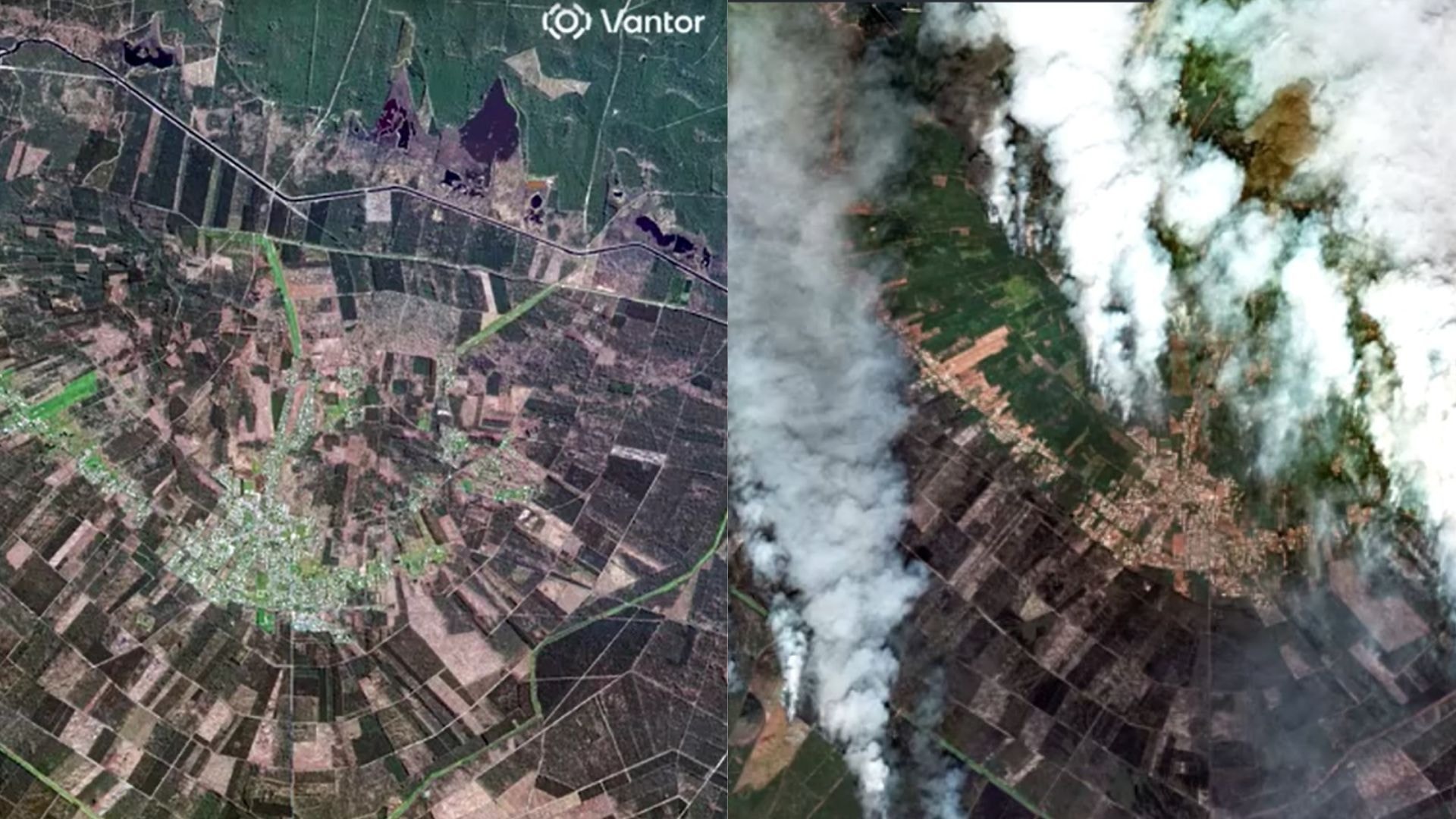 Incêndios na França: imagens de satélite mostram devastação do fogo