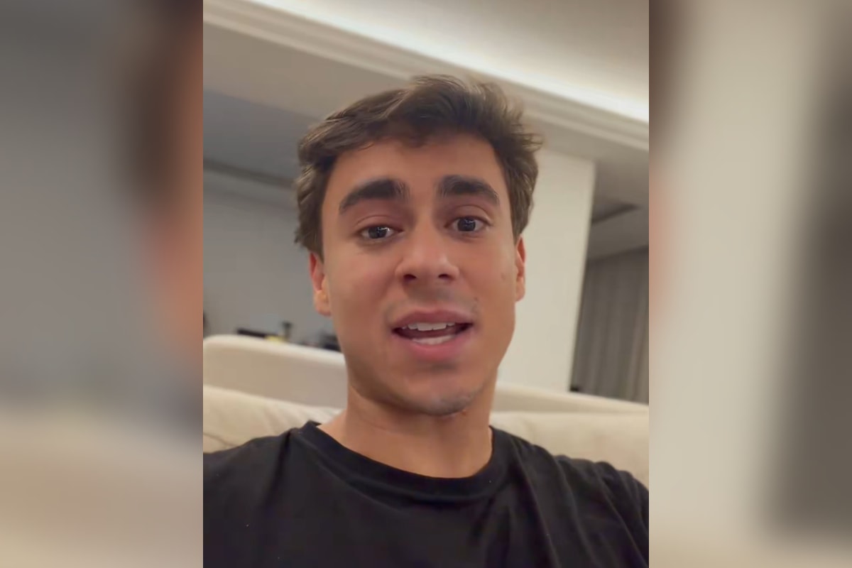 Nikolas faz "react" de vídeo selfie de Lula: "Não consegue, tadinho"