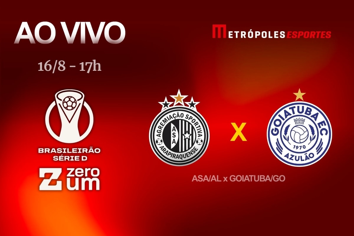 Série D ZeroUm: Metrópoles transmite ASA-AL x Goiatuba-GO ao vivo