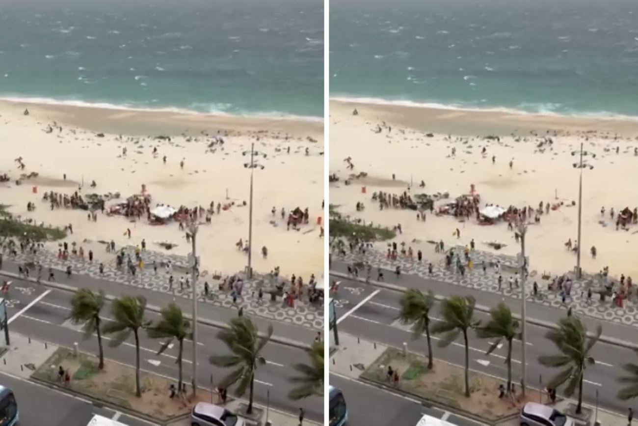 Rio entra estágio 2 de alerta com previsão de ventos de até 76 km/h