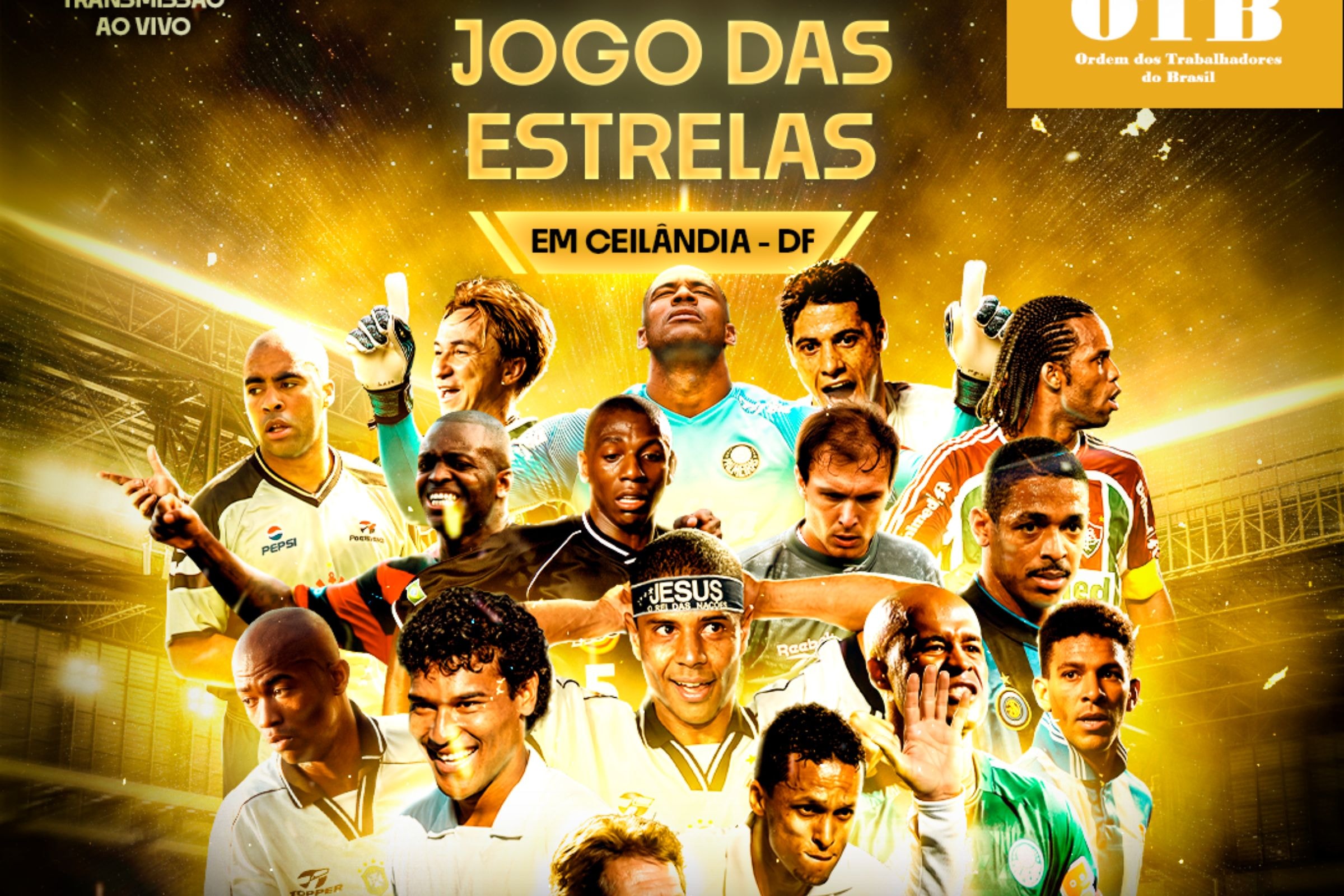 Partida beneficente em Ceilândia reúne campeões mundiais neste sábado