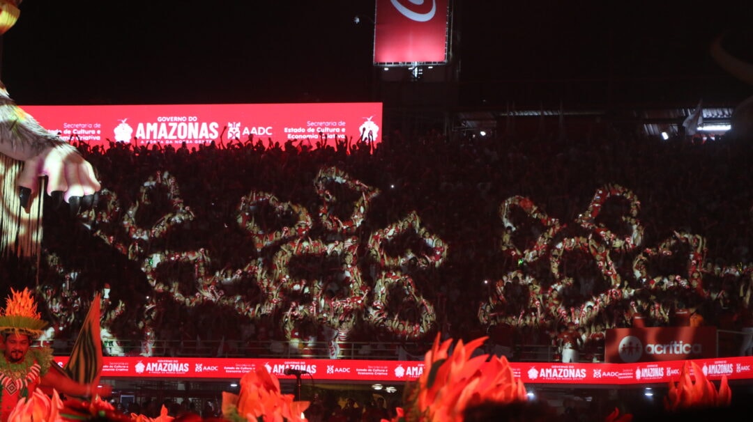 #TBT Confira uma galeria de fotos das três noites do boi Garantido no 59° Festival Folclórico de Parintins