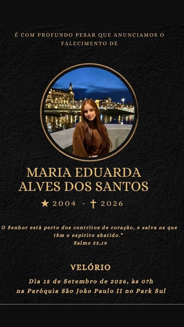 Quem era Duda Alves, tiktoker que morreu aos 22 anos