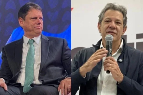 Tarcísio lidera em SP com 45% contra 27% de Haddad, diz Datafolha