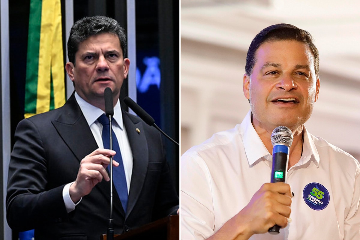 Em debate, Sandro Alex confronta Moro sobre voto em Dino: "Traiu Bolsonaro"