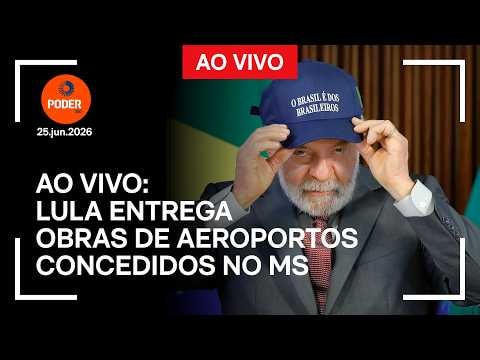 Ao vivo: Lula entrega obras de aeroportos concedidos no MS