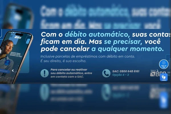 Após recomendação, BRB divulga que clientes podem suspender débito automático