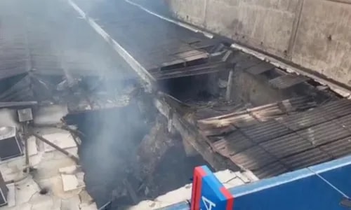 Incêndio atinge loja das Casas Bahia em cidade baiana