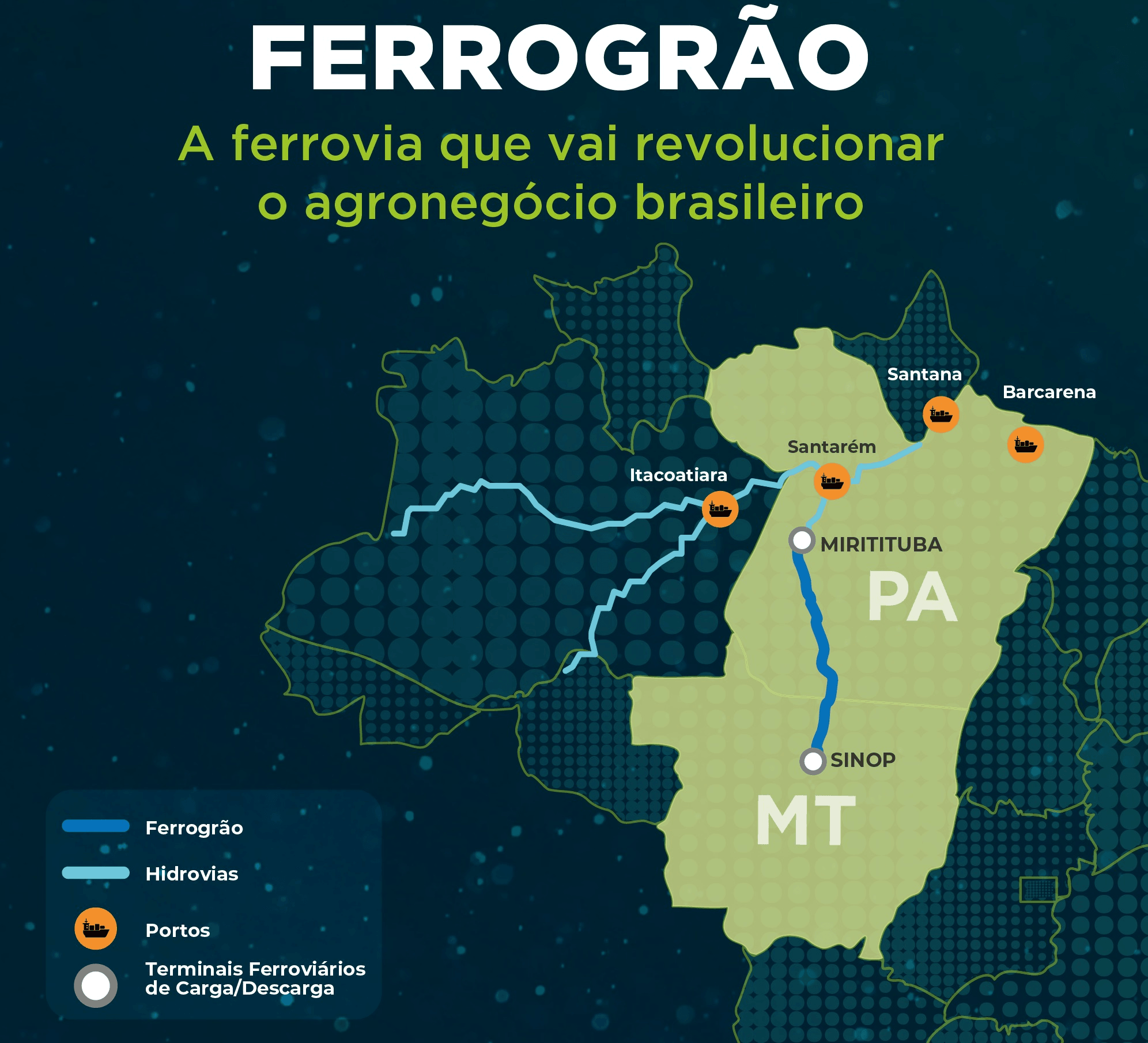 Sorgo ganha rotas ferroviárias inéditas para exportação no Brasil