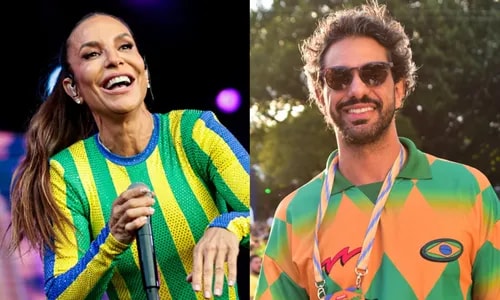 Tiago Maia prestigia show de Ivete Sangalo antes da estreia do Brasil