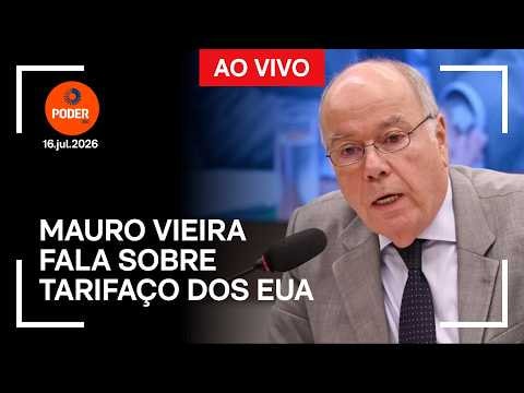 Ao vivo: Mauro Vieira fala sobre o tarifaço dos EUA
