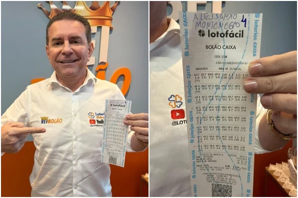 Após acertar duas Mega-Senas, "Rei do Bolão" ganha na Lotofácil