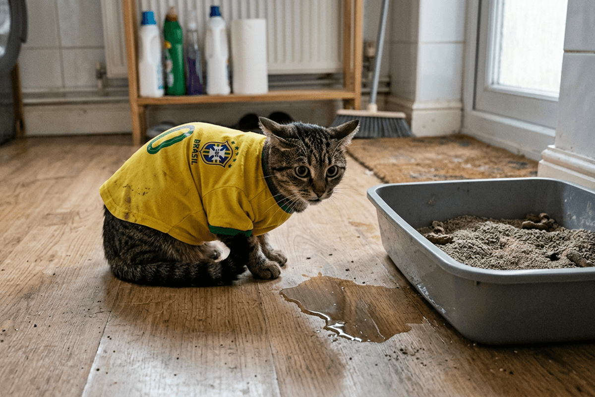 Estresse durante jogos da Copa pode causar crise urinária em gatos