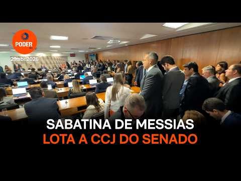 Sabatina de Messias lota CCJ do Senado; assista