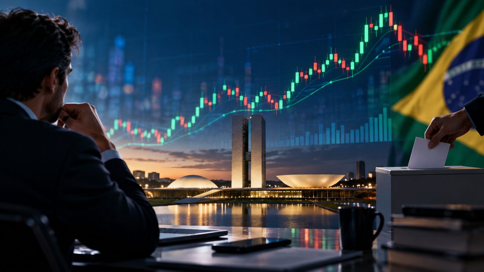 Entre o 1º e o 2º turno: como investir na Bolsa sem apostar tudo na eleição