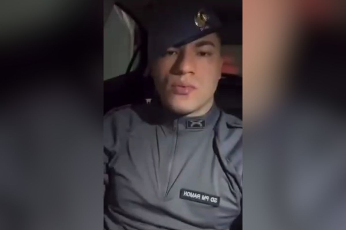 Homem que viralizou fingindo ser PM se desculpa: “Brincadeira de mau gosto”