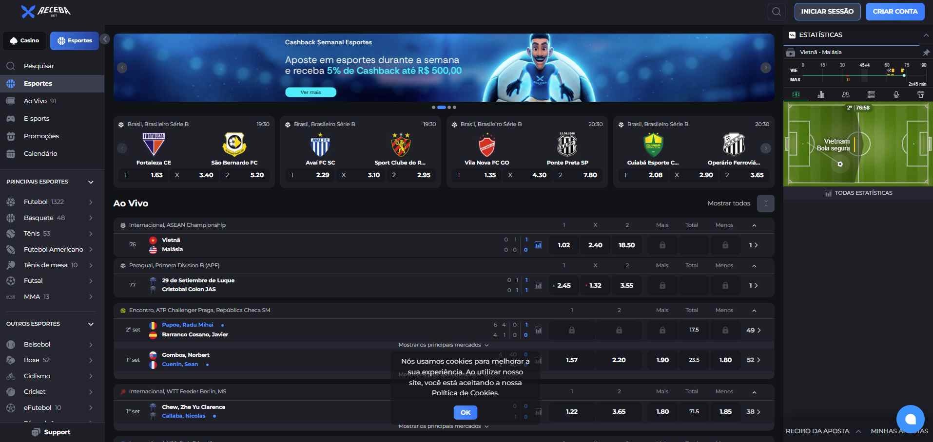 Receba bet: como apostar, cadastro, app e segurança