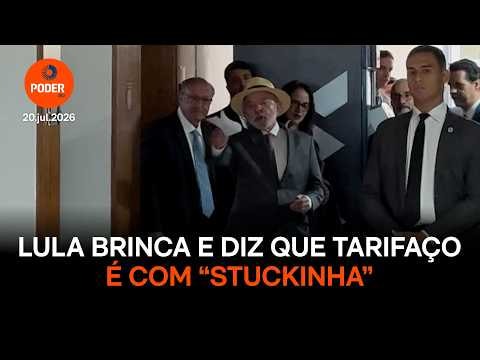Lula brinca e diz que tarifaço é com “Stuckinha”