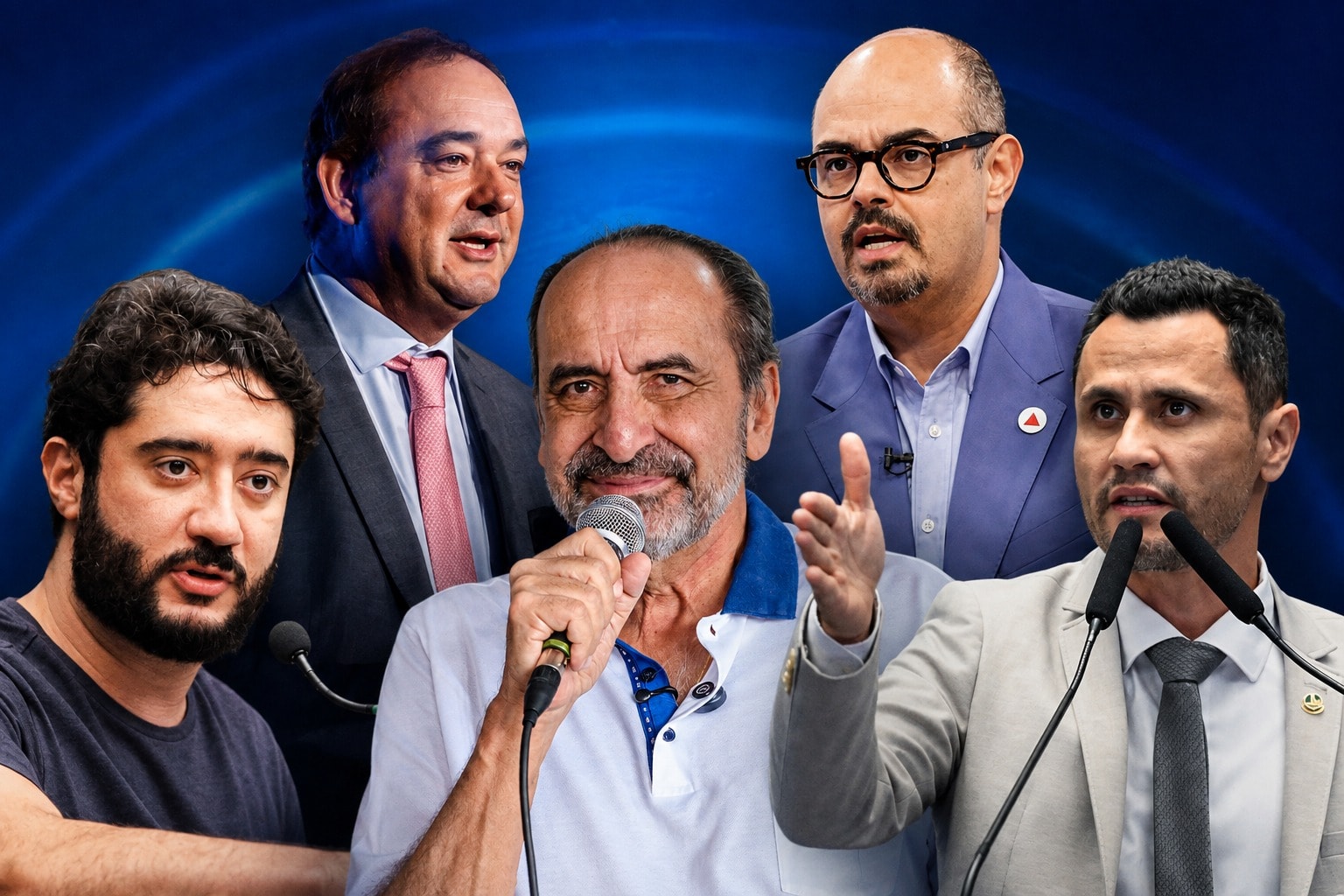 Candidatos trocam acusações em 1º debate pelo governo de Minas