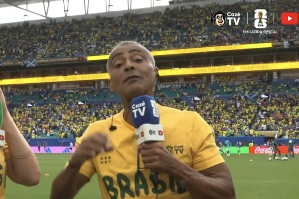 Justiça nega recurso de Romário contra penhora de valores da CazéTV