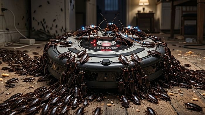 Baratas dominam robô-aspirador, danificam placa-mãe e fabricante nega garantia