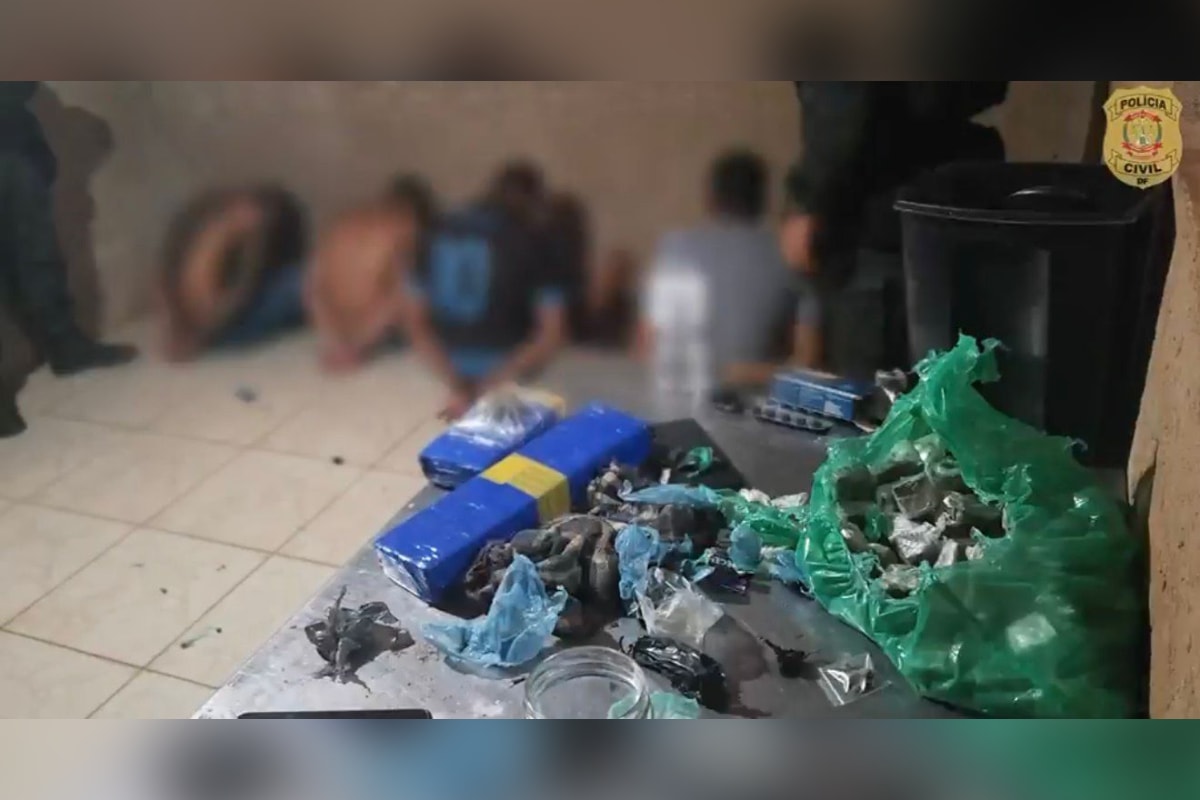 PCDF faz operação contra o tráfico e apreende drogas em Ceilândia