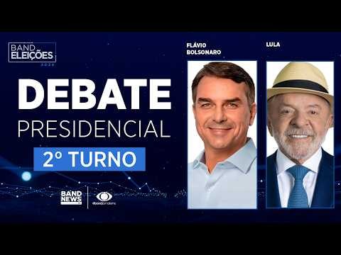 Debate de Lula e Flávio na “Band” será às 20h; saiba como assistir