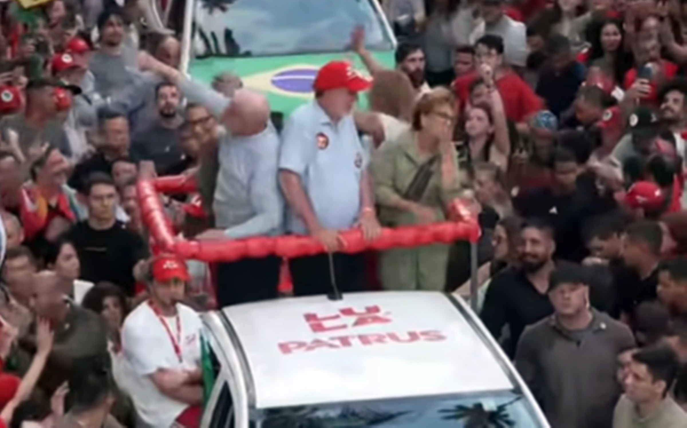 "Piá de bosta": Janja xinga Nikolas durante ato de Lula em Belo Horizonte