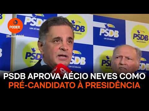 PSDB e Cidadania aprovam lançar Aécio ao Planalto; tucano ainda avalia