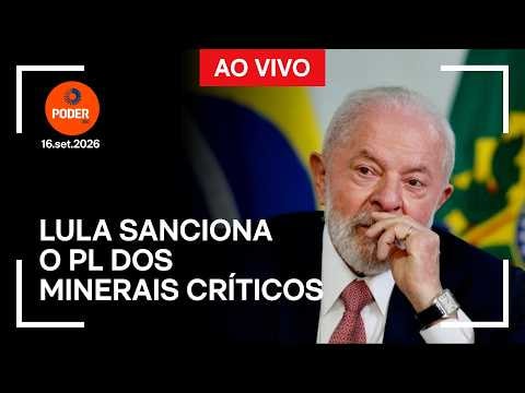 Ao vivo: Lula sanciona PL dos minerais críticos