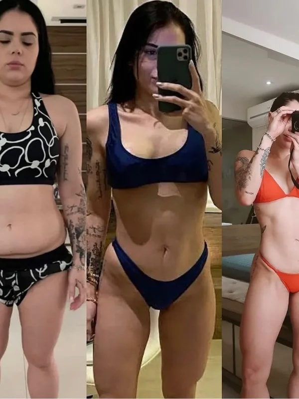 Antes e depois: "Dedicação", diz esposa de Ferrugem ao mostrar shape