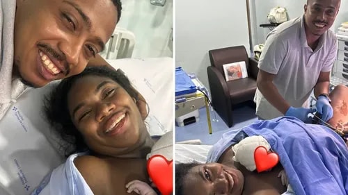 Raquel Brito revela bastidores do parto relâmpago de Ravi e desabafa: 'Não teve doula, não teve nada'
