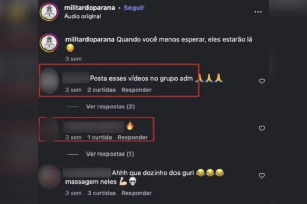 Perfil cobrava Pix por vídeos de tortura e morte envolvendo PMs