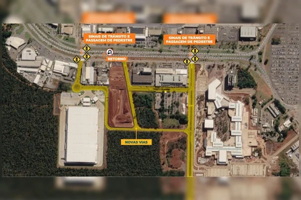 Aeroporto de Brasília terá novas vias de acesso; veja como fica o trânsito