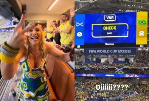Virginia se revolta com anulação de gol de Vini Jr. em jogo do Brasil