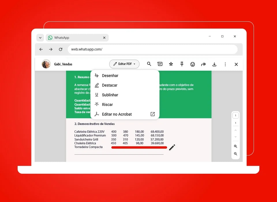 Adobe lança novidade para abrir PDF dentro do WhatsApp