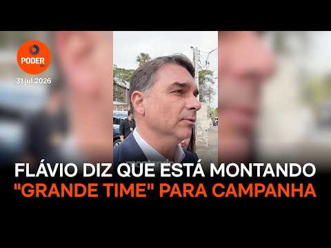 Flávio Bolsonaro diz que está montando “grande time” para campanha