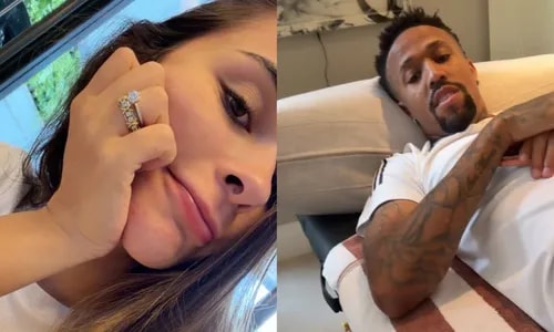 Éder Militão surge sem aliança e Tainá Militão reage