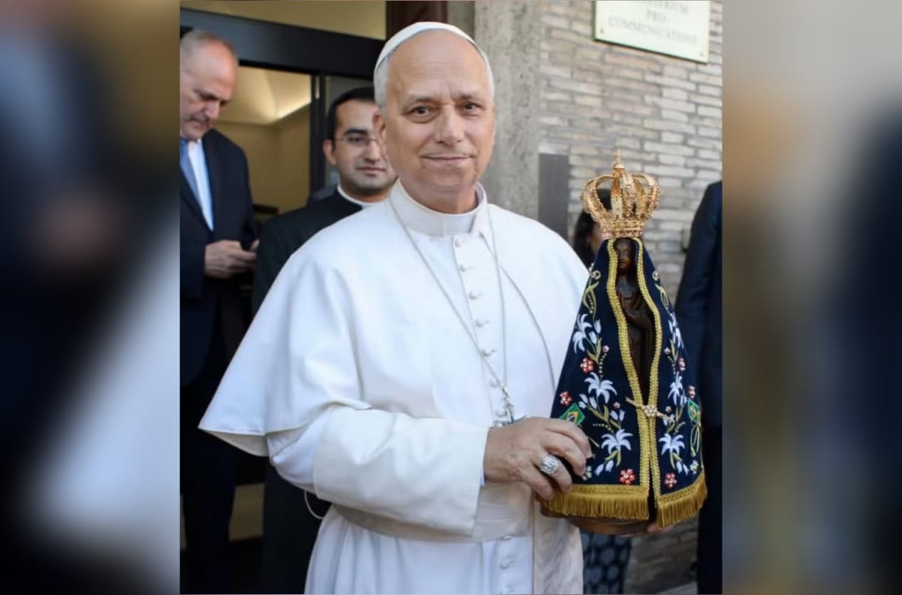 Pivô de disputa eleitoral, Nossa Senhora teve imagem abençoada por Leão XIV