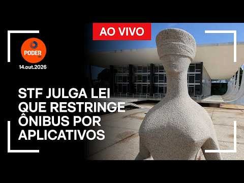 Ao vivo: STF julga lei que restringe ônibus por aplicativos