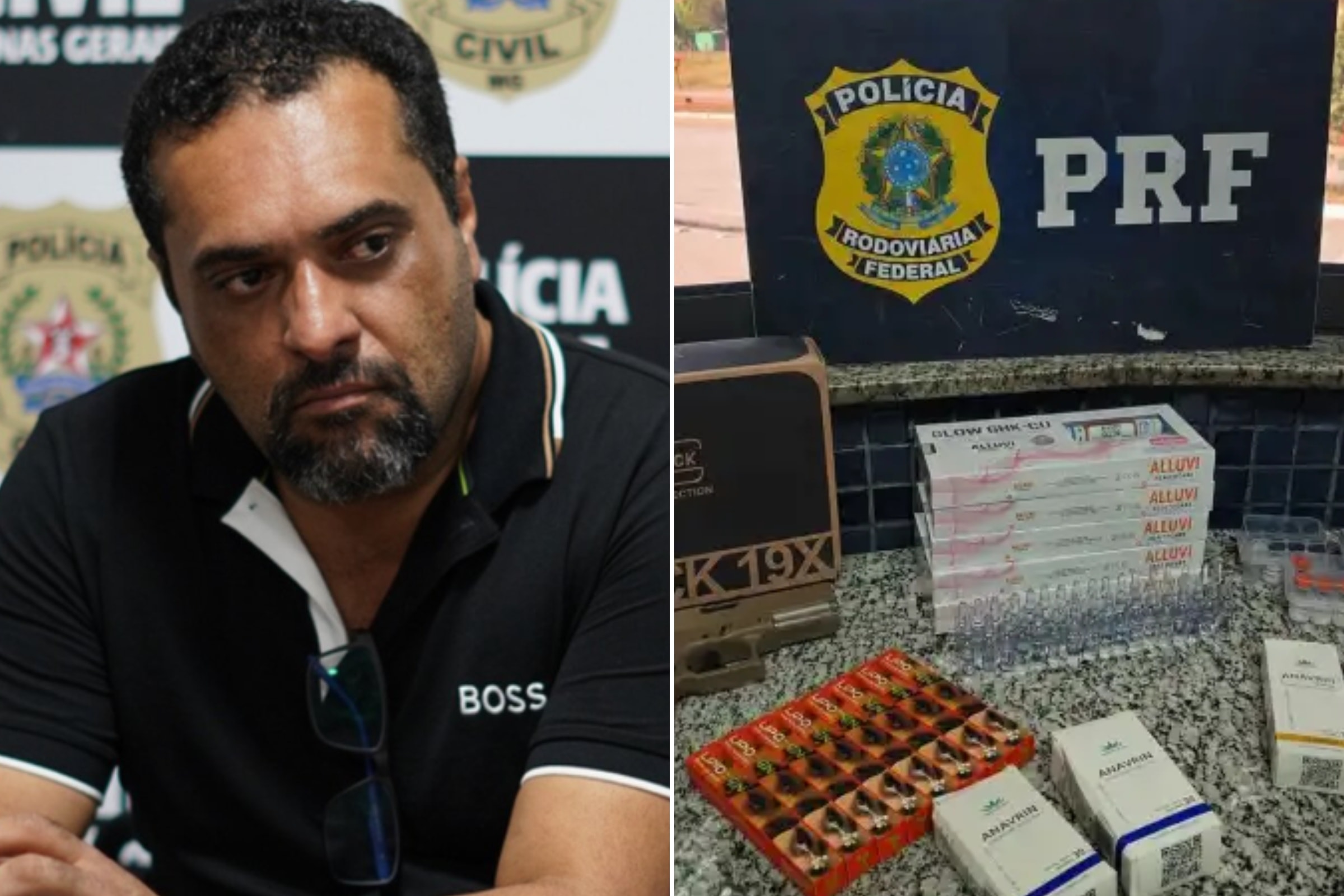 Policial e vereador do PL é preso com canetas emagrecedoras em MG
