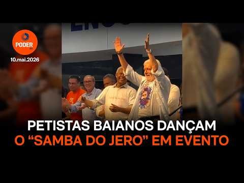 Petistas baianos dançam o “Samba do Jero” em evento político