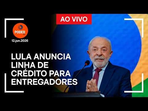 Ao vivo: Lula anuncia linha de crédito para entregadores de apps
