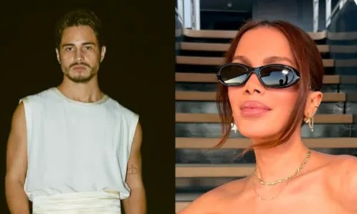 Anitta quebra protocolo e faz declaração íntima para Danilo Mesquita: 'Doer os olhos'