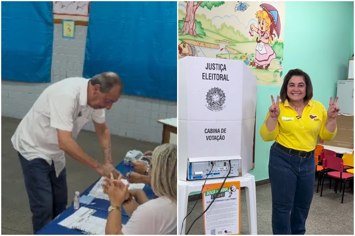 Amazonas: Omar Aziz e Professora Maria do Carmo votam em Manaus