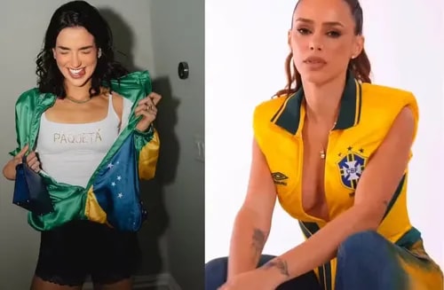 Esposas dos jogadores ousam em looks para estreia do Brasil na Copa