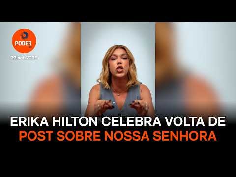 Erika Hilton celebra volta de post sobre Nossa Senhora e critica bolsonarismo