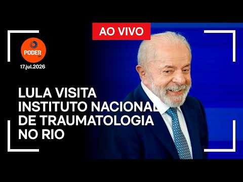 Ao vivo: Lula visita Instituto Nacional de Traumatologia no Rio