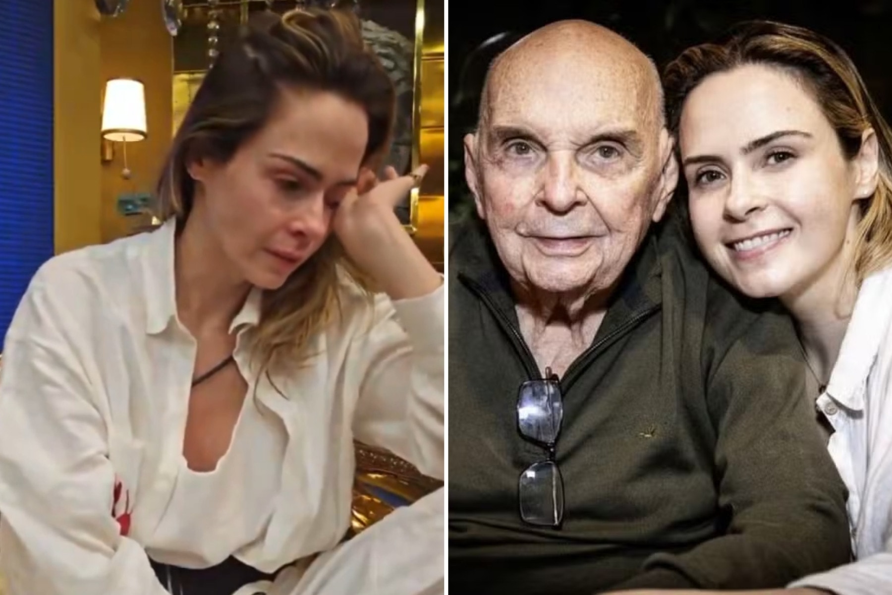 Ana Paula chora ao falar da morte do pai no BBB 26: "Não morri junto"